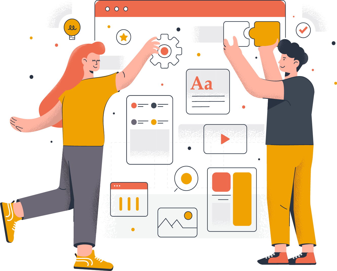 Team collaborating on a digital strategy